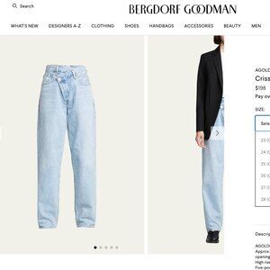 AGOLDE Crisscross Jeans Suburbia 25